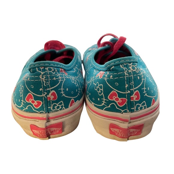 HELLO KITTY x VANS sneakers women’s 6.5 pink blue - Picture 4 of 7